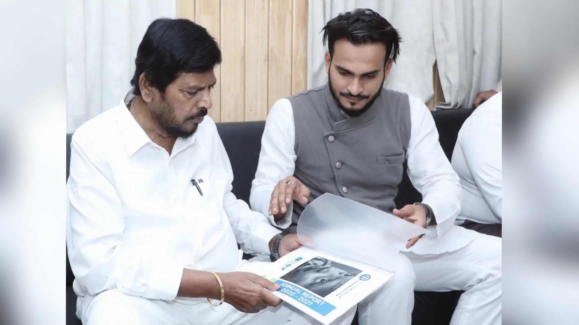 Ramzan Shaikh and HopeMirror Foundation: Celebrating Social Contributions in the Presence of Ramdas Athawale
