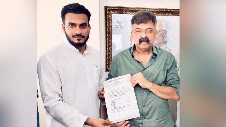 Ramzan Mustak Shaikh Appointed Maharashtra State Organising Secretary of NCP (Sharadchandra Pawar)