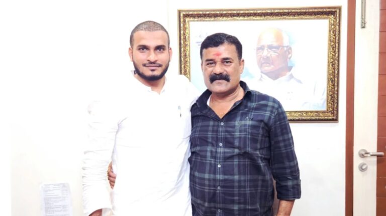 Ramzan Shaikh Meets Suhas Desai for a Courtesy Visit and Political Discussion