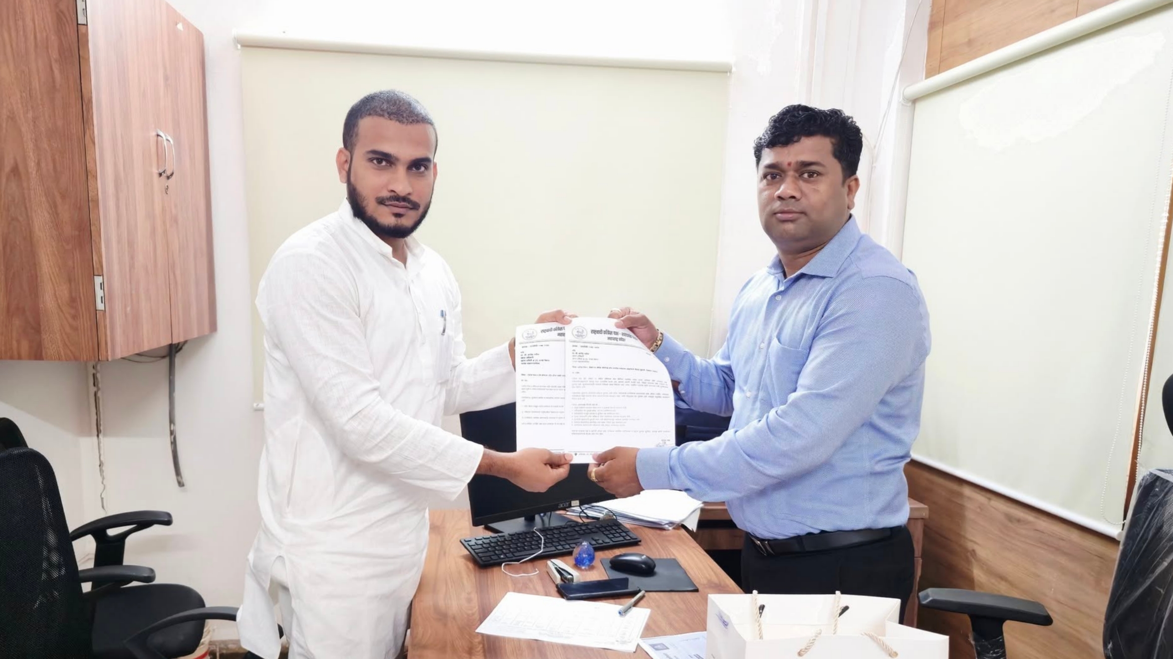 Ramzan Shaikh’s Initiative Leads to Garden Repairs in Taloja Sector 10
