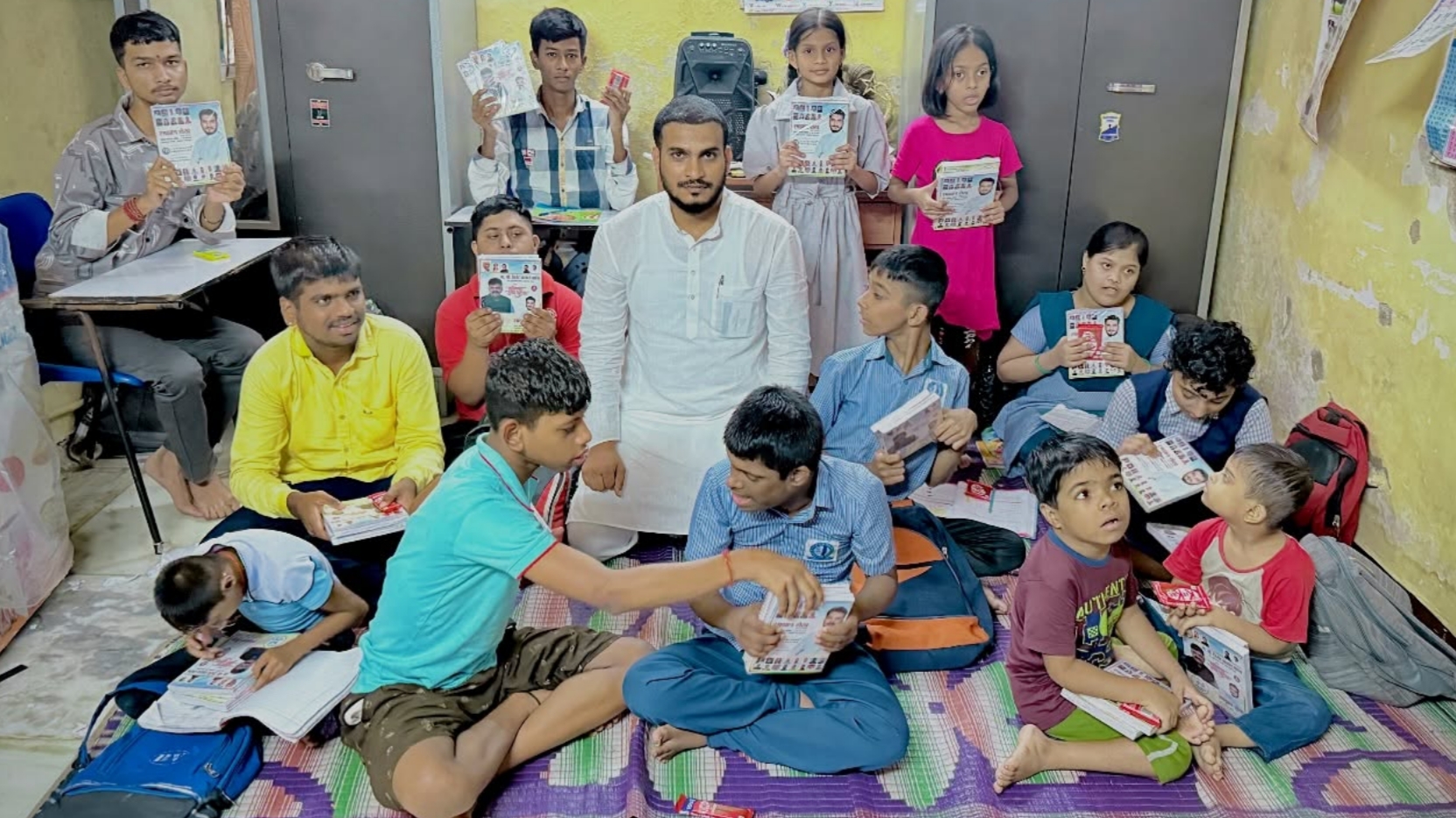 Ramzan Shaikh Supports Special Needs Children in Kalamboli Through Notebook Distribution
