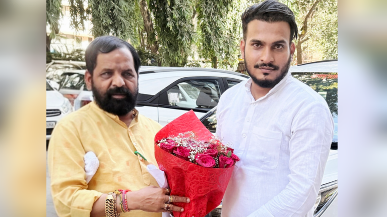 Ramzan Shaikh Congratulates Bharat Sheth Gogawale on His Appointment as Guardian Minister of Raigad District